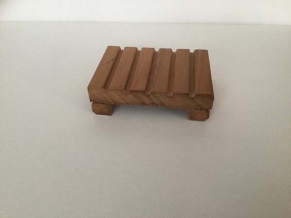 Porte savon en bois
